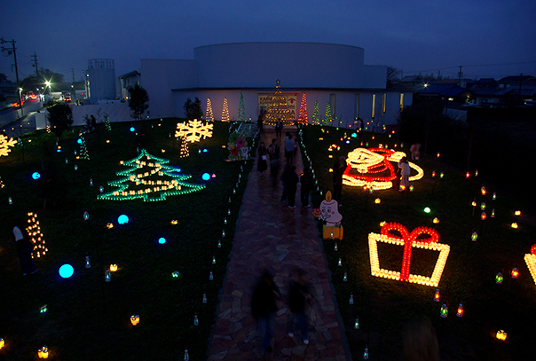 カメヤマローソクタウンキャンドルナイト2025　写真