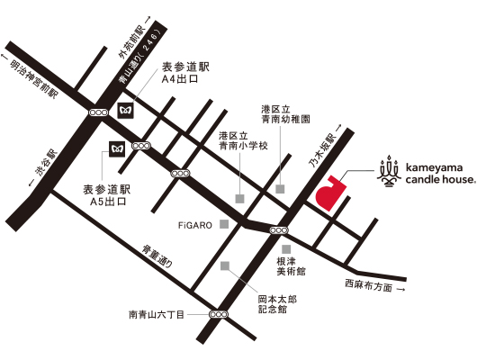 東京ヘッドオフィス　新住所地図